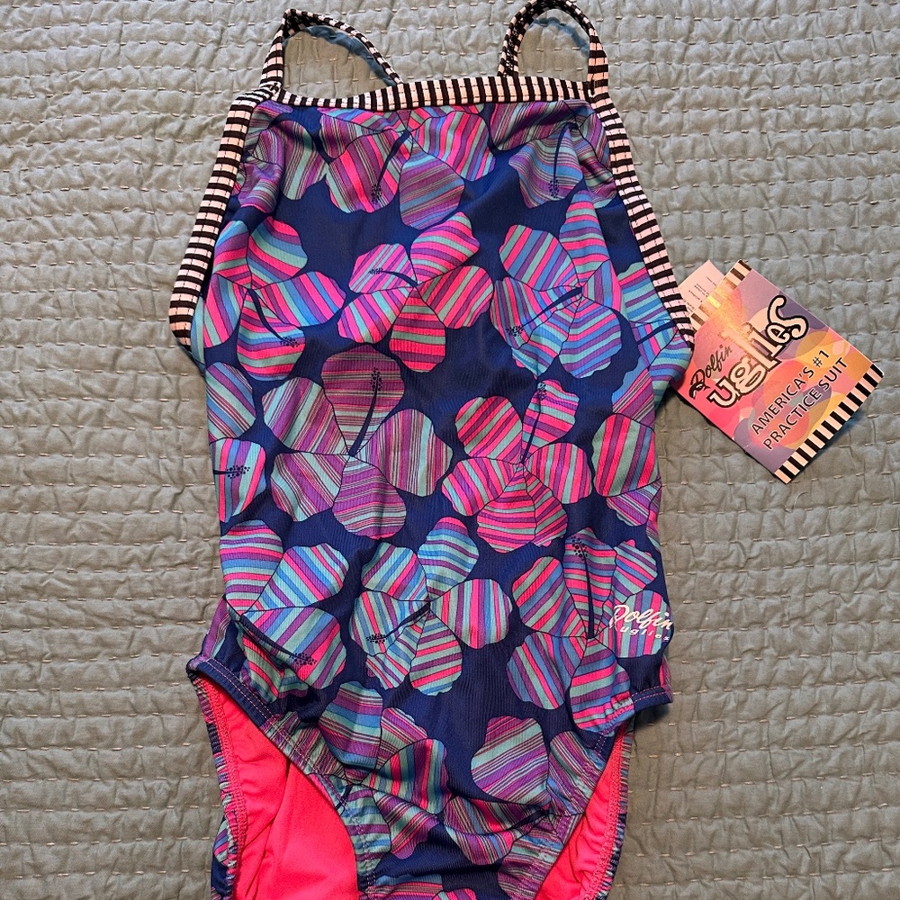Dolfin Uglies Womens One Piece Swimsuit Size 36 NWT